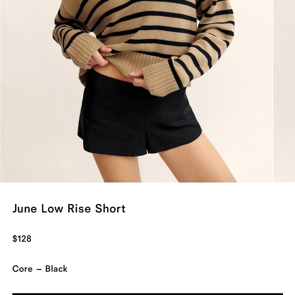 BNWT June Low Rise Short